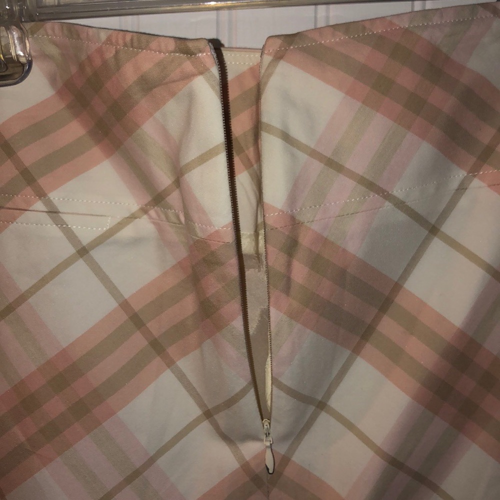 Vintage Burberry Nova Check Knee-Length Skirt